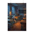 Lonely Ghost — After the Bell | Vintage Halloween Poster Print